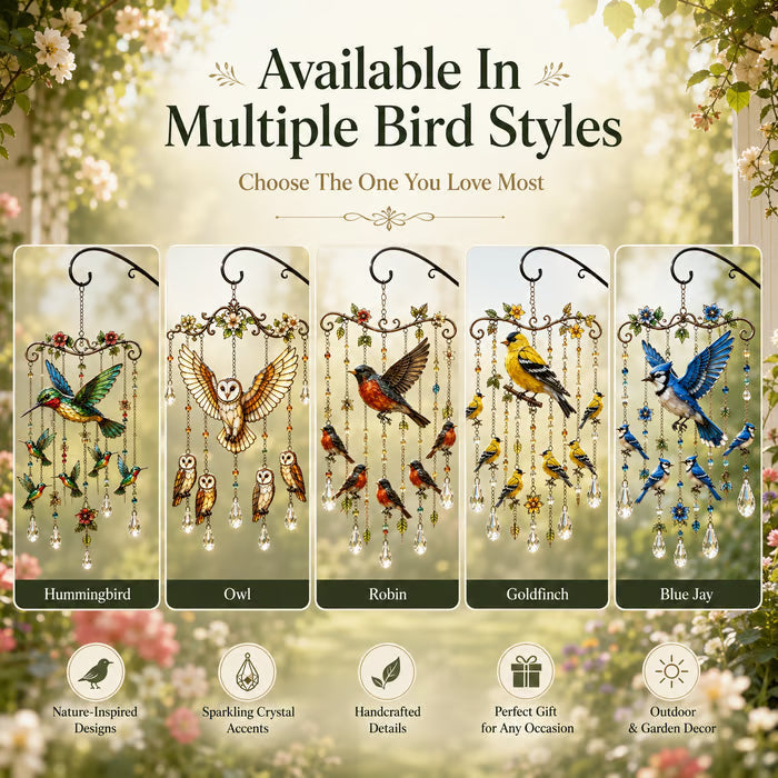 🐦🎐Graceful Hummingbird Wind Chime