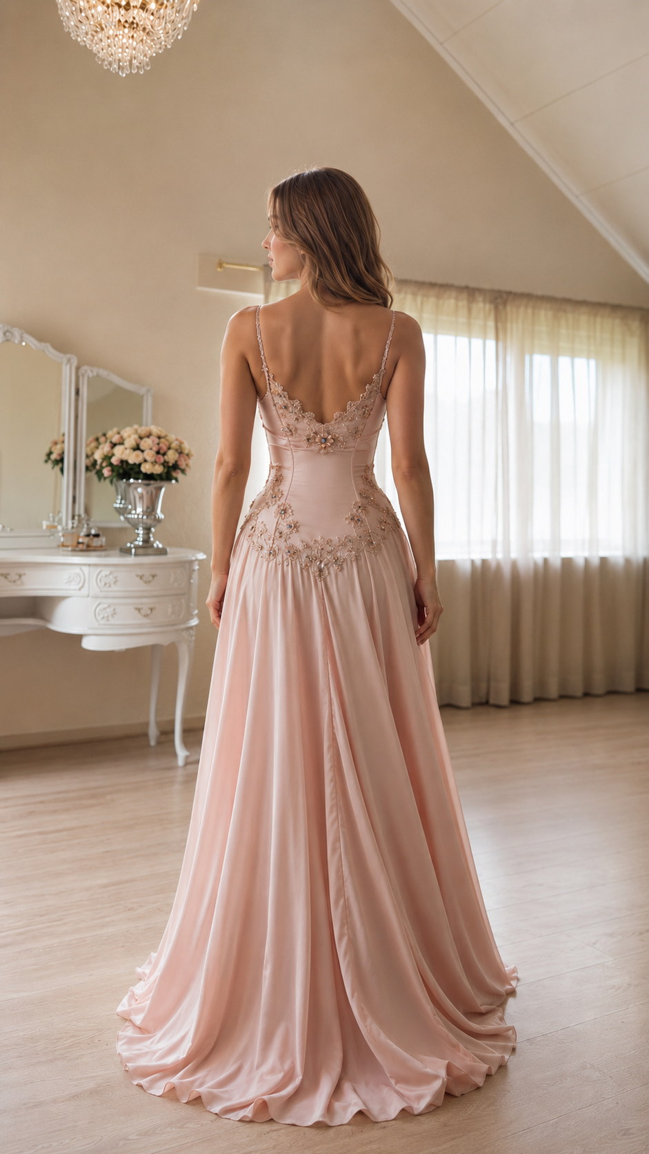 Embellished Corset Wide-Leg Jumpsuit