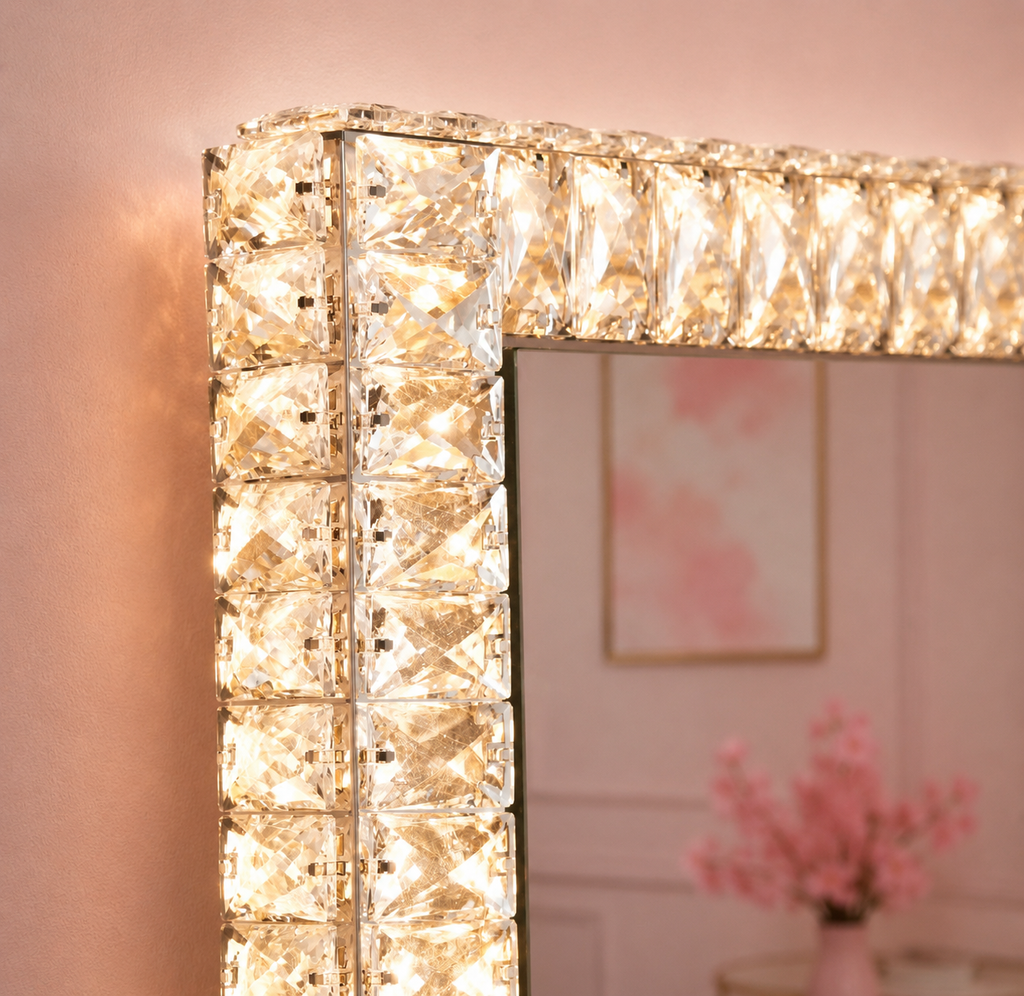 Belles LED Crystal Full-Length Mirror