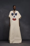 Graphic Kaftan Maxi Dress
